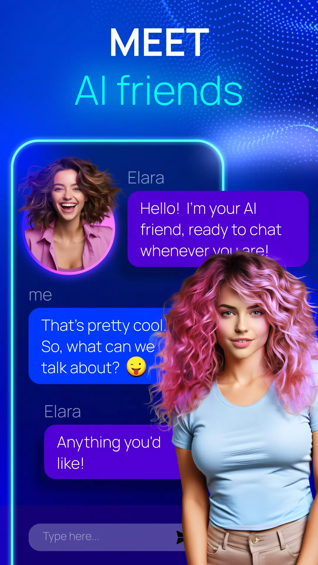 SoulPartner: Chat AI Friend Schermafbeelding 0