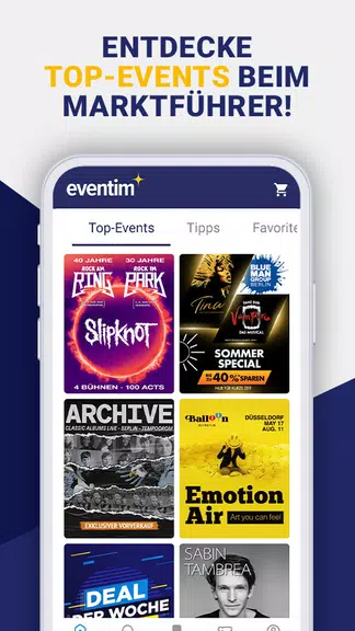 EVENTIM DE: Tickets für Events Screenshot 0