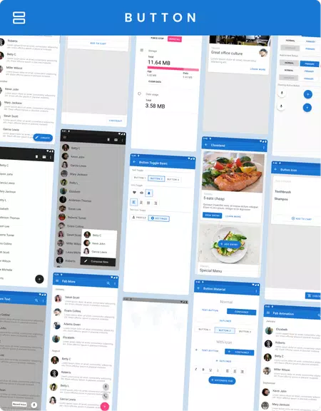 MaterialX - Material Design UI Zrzut ekranu 1