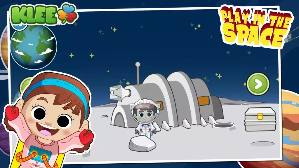 Play city SPACE Game for kids ภาพหน้าจอ 0