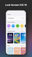 ios 16 lock screen 2023 Ekran Görüntüsü 0