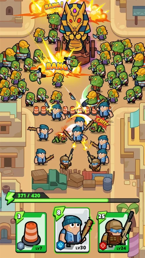 Zombie City: Attack Army Capture d'écran 0