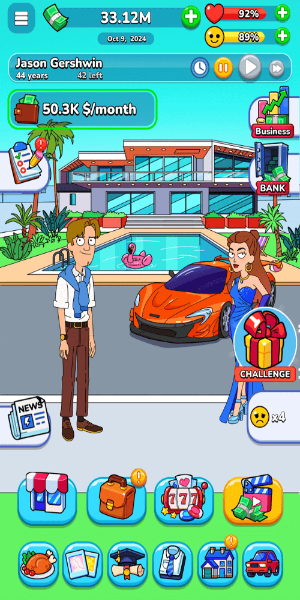 Mr.Billion: Idle Rich Tycoon Ekran Görüntüsü 1