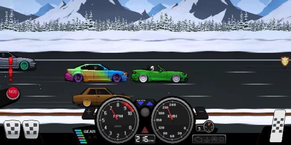 Pixel Car Racer MOD スクリーンショット 1