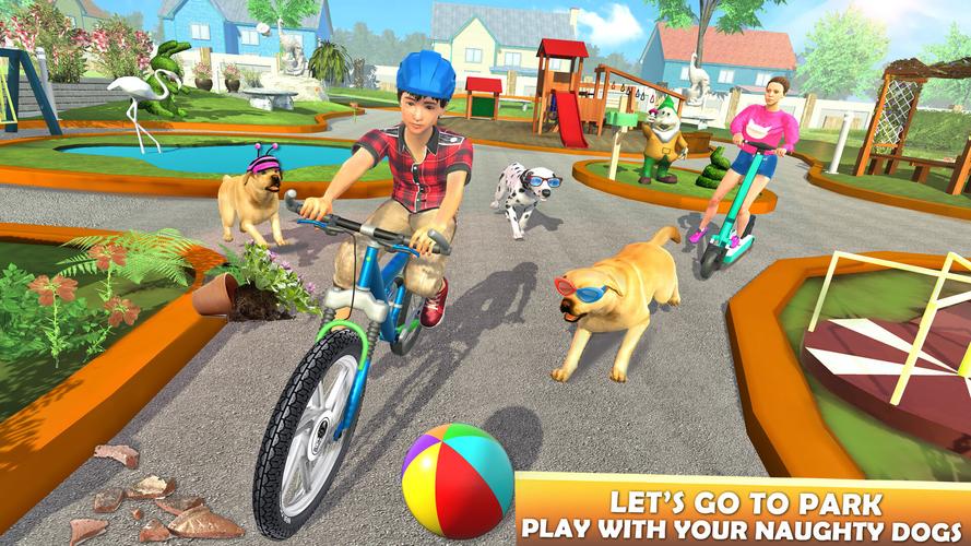 Family Pet Dog Games ဖန်သားပြင်ဓာတ်ပုံ 2