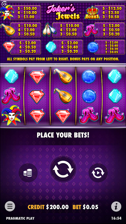 Joker’s Jewels Slot Casino Win スクリーンショット 2