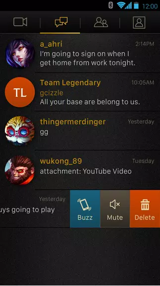League Chat Скриншот 2