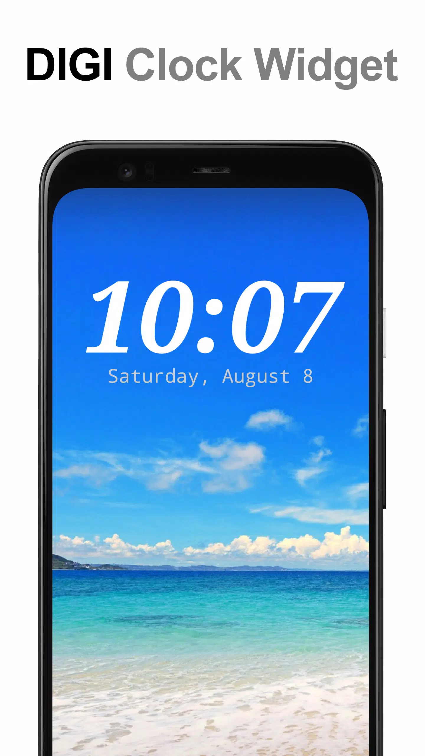 DIGI Clock Widget 螢幕截圖 0