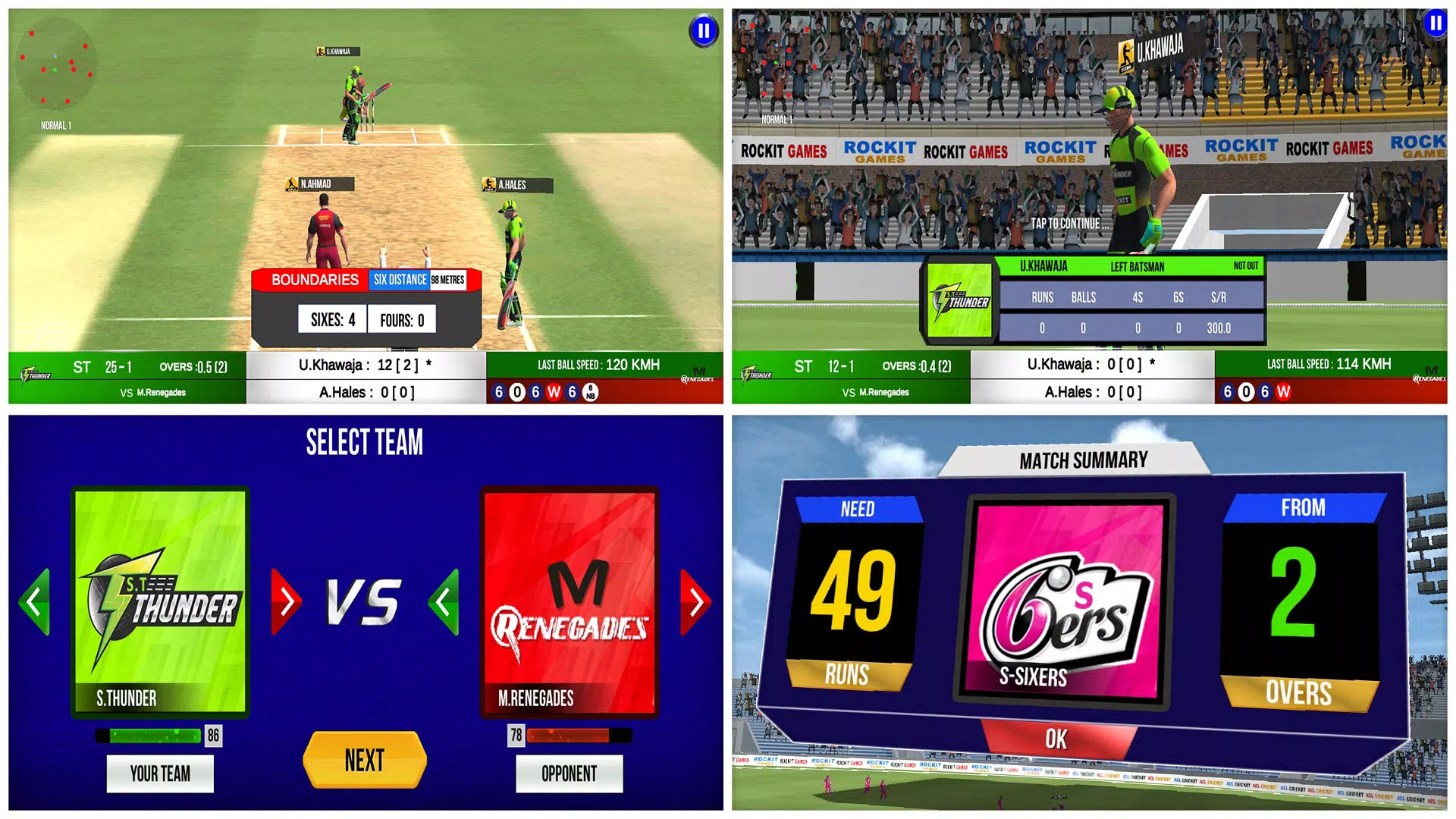 Schermata Aussie T20 Cricket Game 2023 3