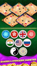 Carrom Board Offline Game ဖန်သားပြင်ဓာတ်ပုံ 1