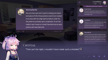 Crystal the Witch ဖန်သားပြင်ဓာတ်ပုံ 1