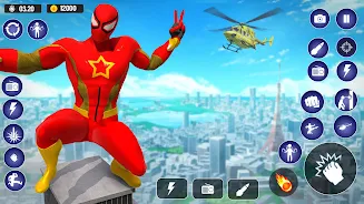 Miami Spider Rope:Superhero 3D 螢幕截圖 2