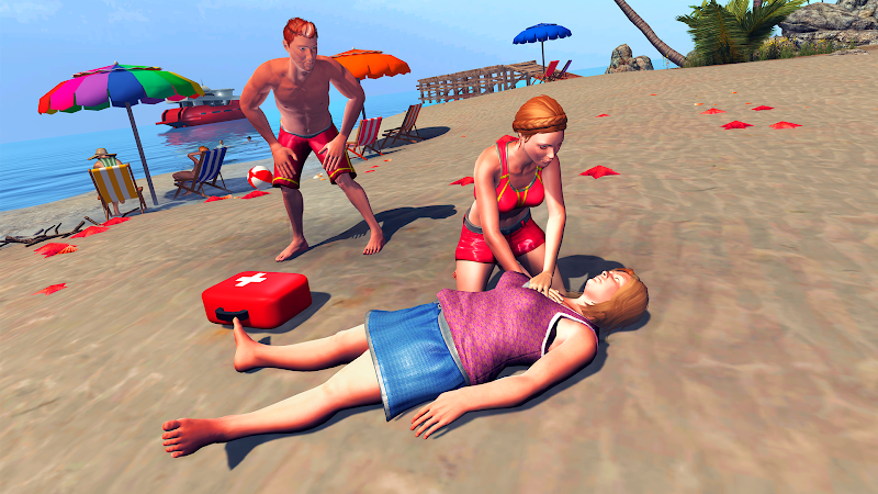 Beach Rescue : Lifeguard Squad Captura de pantalla 1