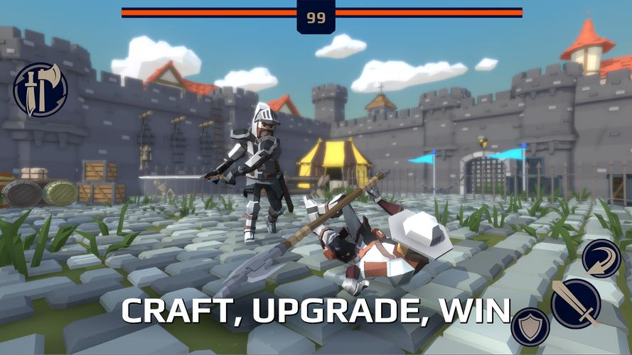Slash Polygon: Medieval PVP Capture d'écran 3