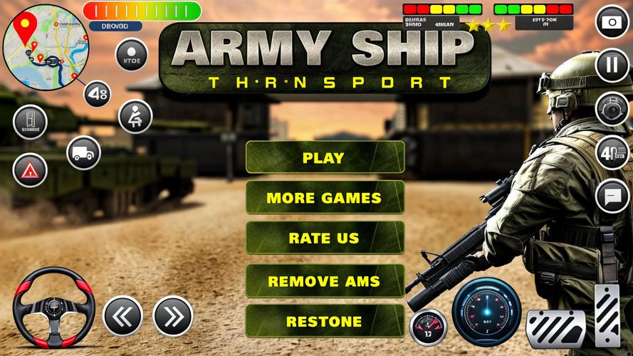 Army Transport Tank Ship Games 스크린샷 0