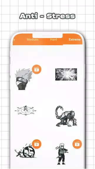 Color by Number - Naruto Sandbox Ninja Pixel Zrzut ekranu 3