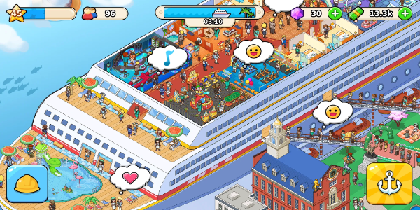 My Cruise: Idle ship Tycoon Zrzut ekranu 1