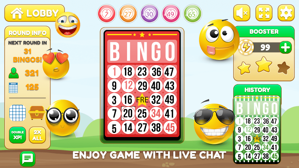 Bingo King-Free Bingo Games-Bingo Party-Bingo Capture d'écran 2