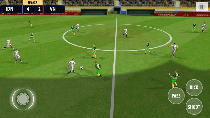 Soccer Hero: Football Game स्क्रीनशॉट 1