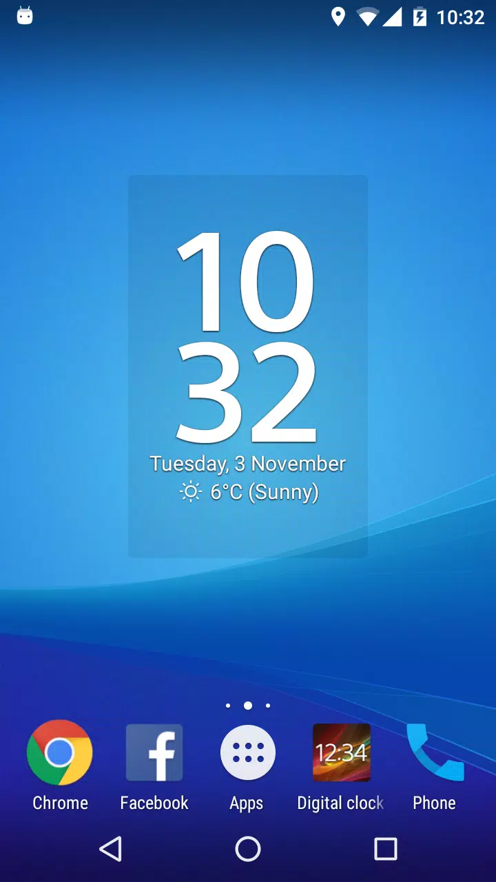 Digital Clock & Weather Widget Capture d'écran 2