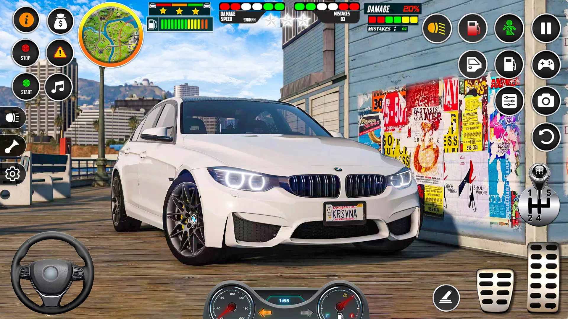 Classic Car Drive Parking Game ဖန်သားပြင်ဓာတ်ပုံ 1