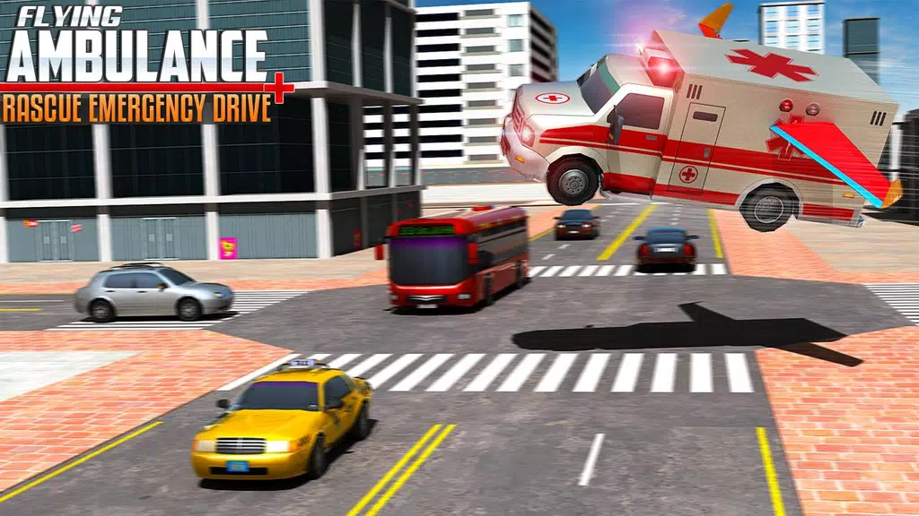 Flying Ambulance Rescue Drive スクリーンショット 3