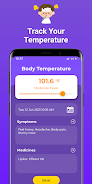 Body Temperature App ภาพหน้าจอ 0