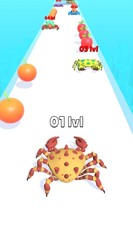 Crab Evolution Run ဖန်သားပြင်ဓာတ်ပုံ 0