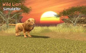 Wild Lion Simulator 3D स्क्रीनशॉट 0