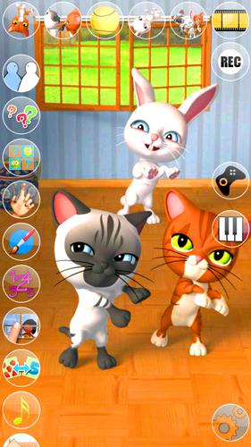 Talking 3 Friends Cats & Bunny应用截图第2张