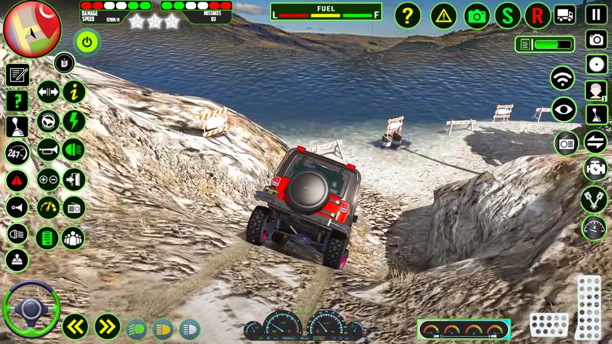 Offroad Jeep Driving Sim 3D 스크린샷 0
