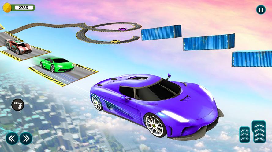 Stunt Car Race Simulator Games Captura de tela 1