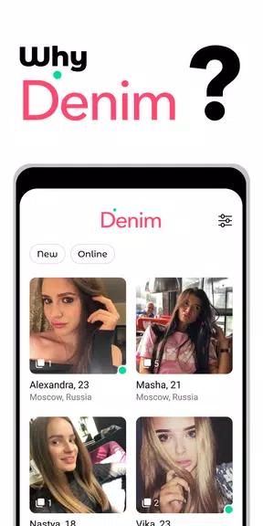 Denim - premium dating app 螢幕截圖 0