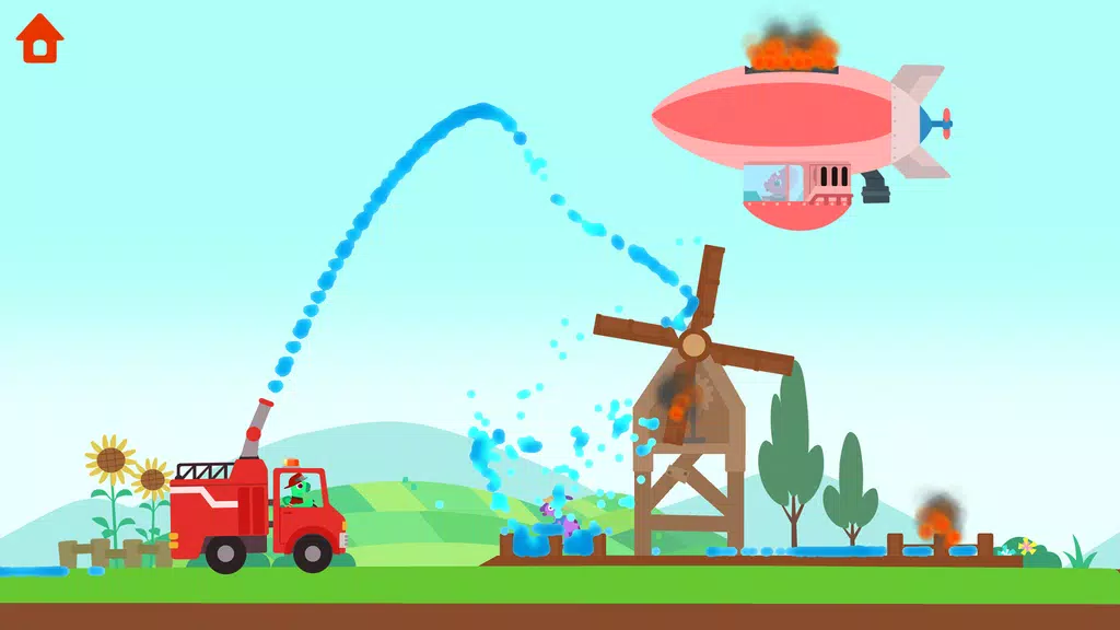 Dinosaur Fire Truck: for kids ภาพหน้าจอ 3