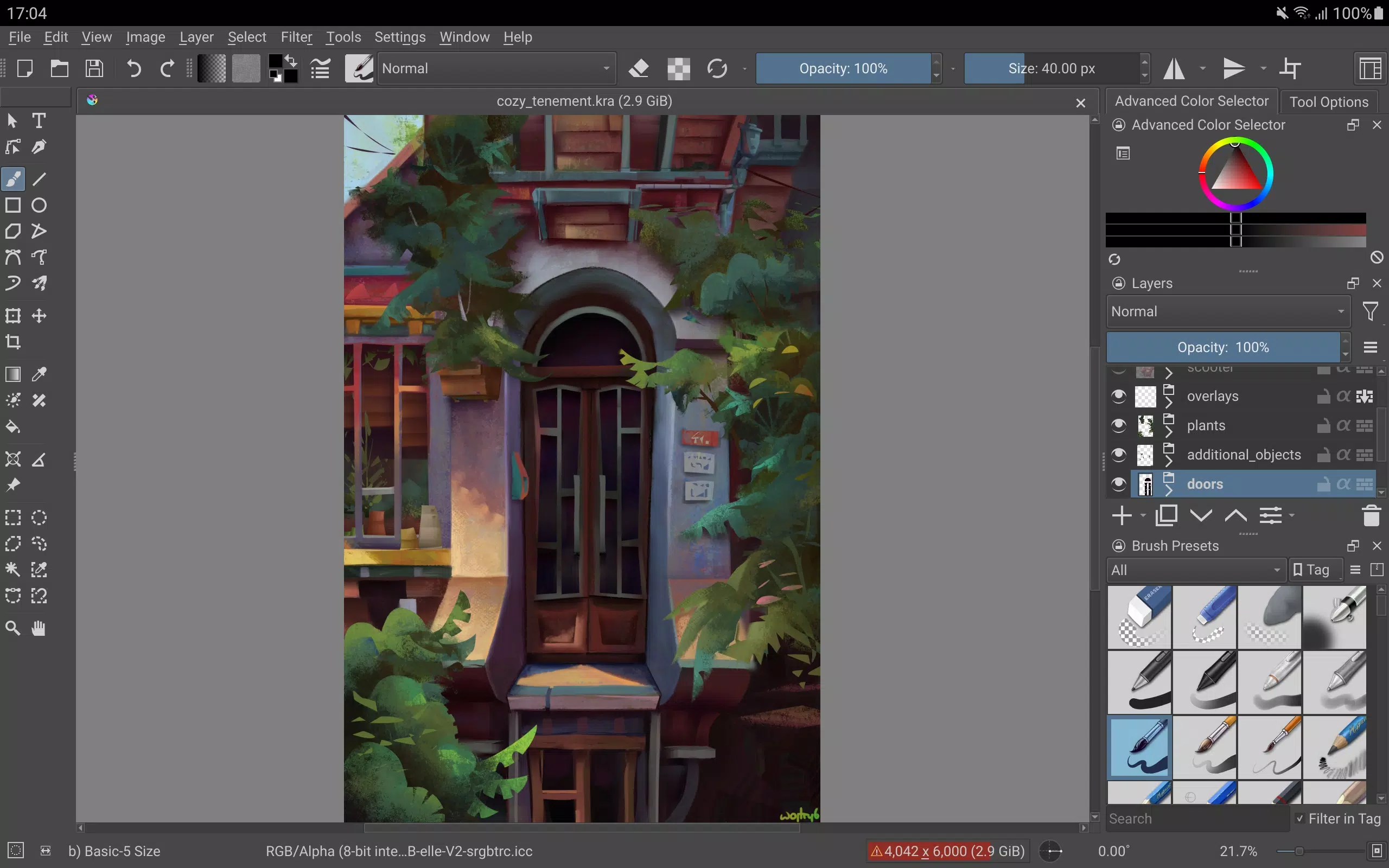 Krita स्क्रीनशॉट 0