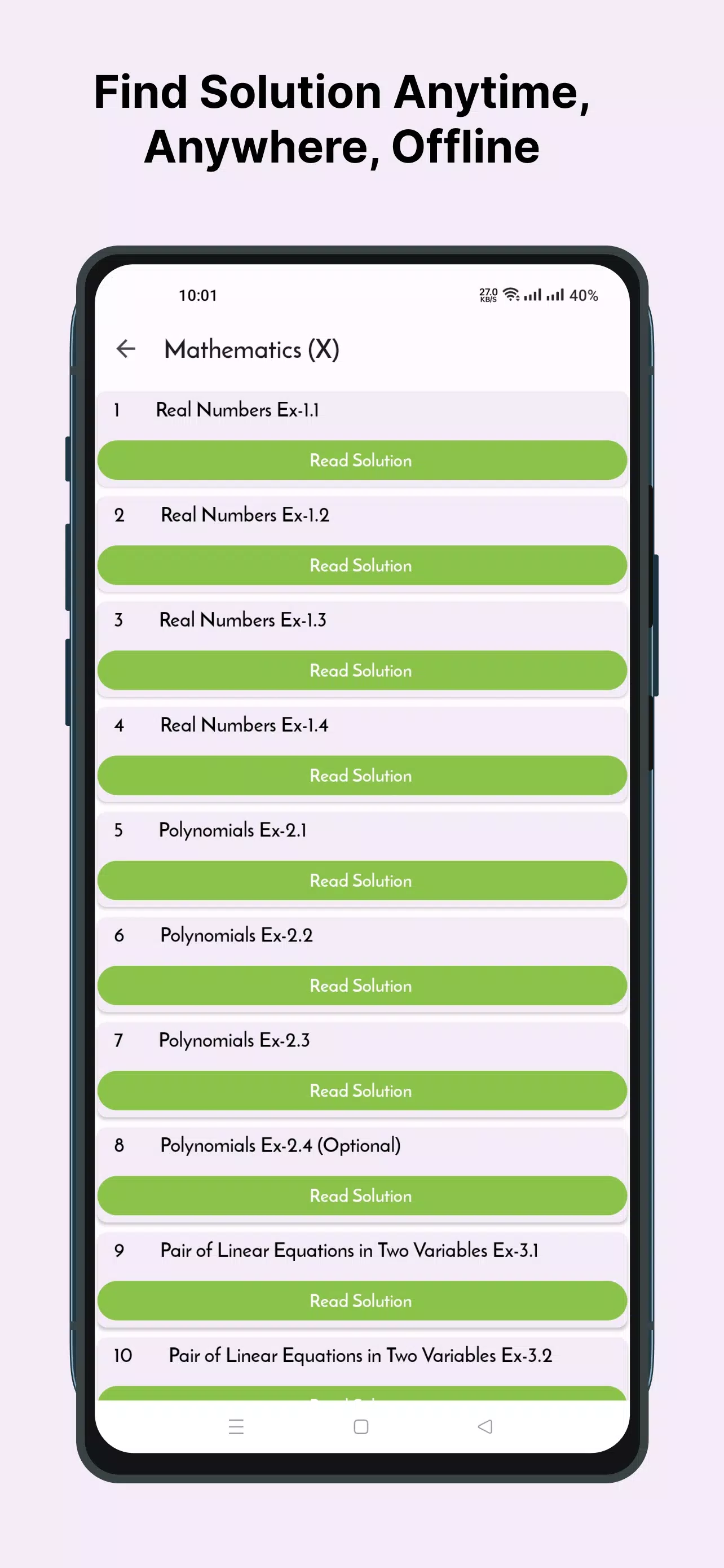 Schermata Class 10 NCERT Solutions 2