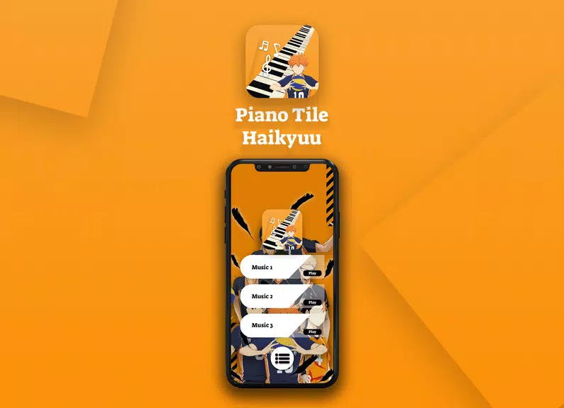 Game Haikyuu Piano Tiles ဖန်သားပြင်ဓာတ်ပုံ 1