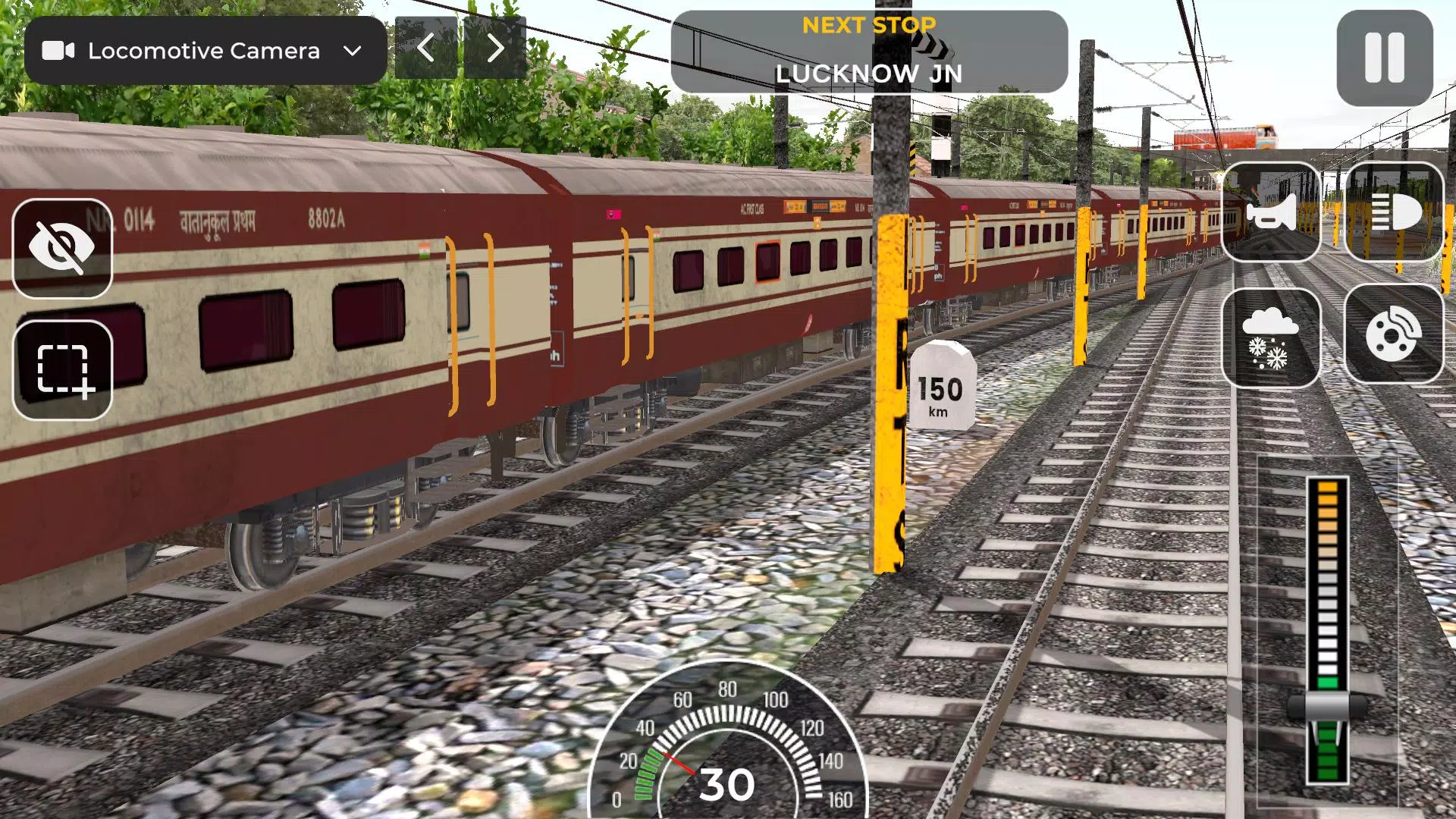 Indian Railway Train Simulator स्क्रीनशॉट 2