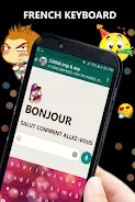 KU APP : French Keyboard ဖန်သားပြင်ဓာတ်ပုံ 1