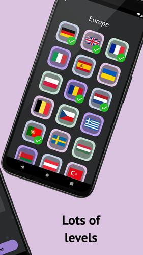 Country Flags: Geography Quiz スクリーンショット 1