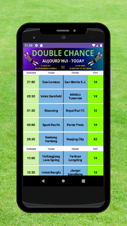 Football Double Chance Tangkapan skrin 0