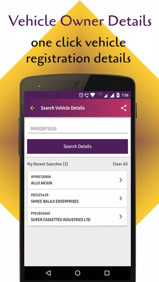 RTO Vehicle Info App & Challan স্ক্রিনশট 0