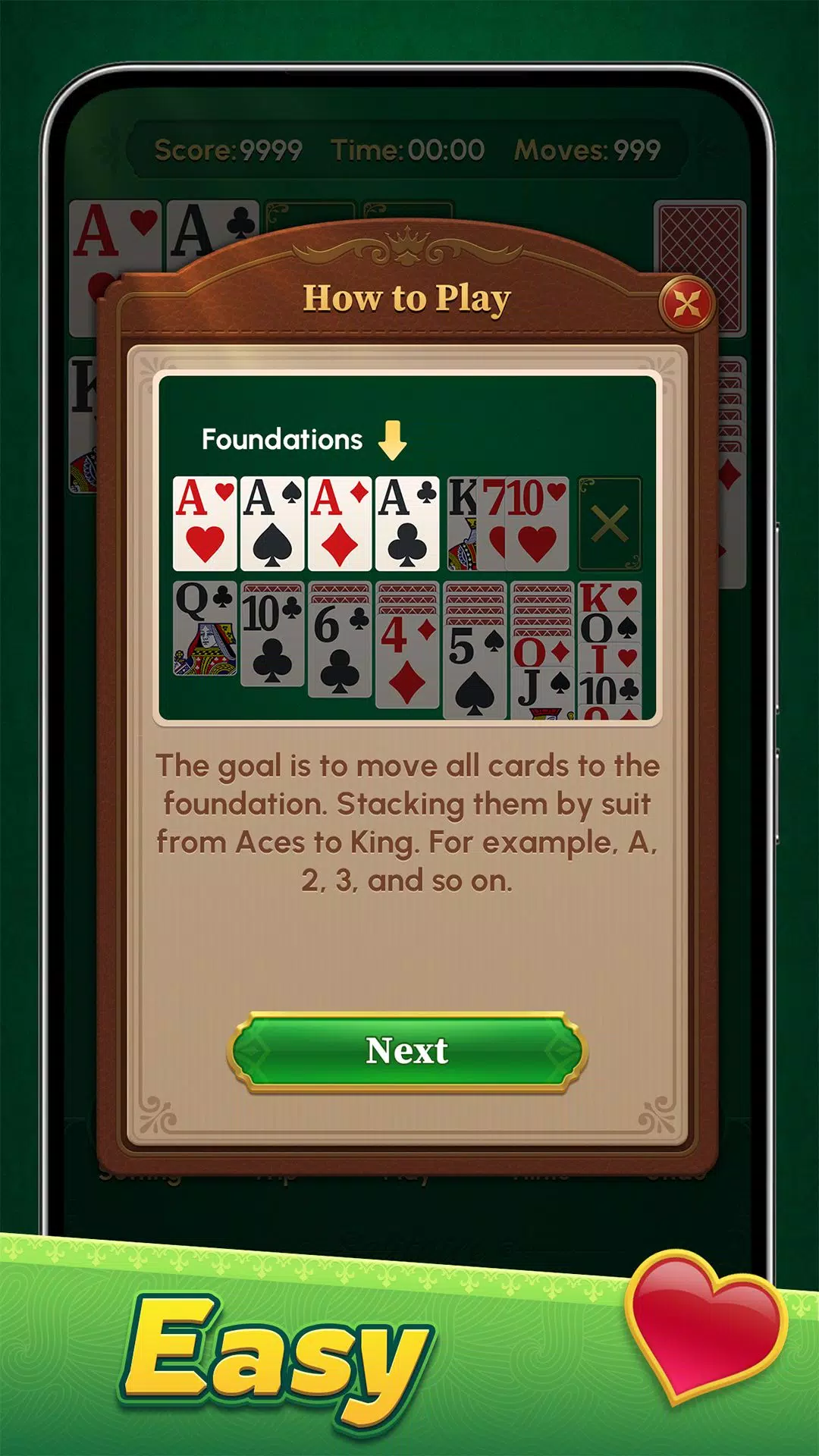 Schermata Classic Solitaire: Regal Card 1