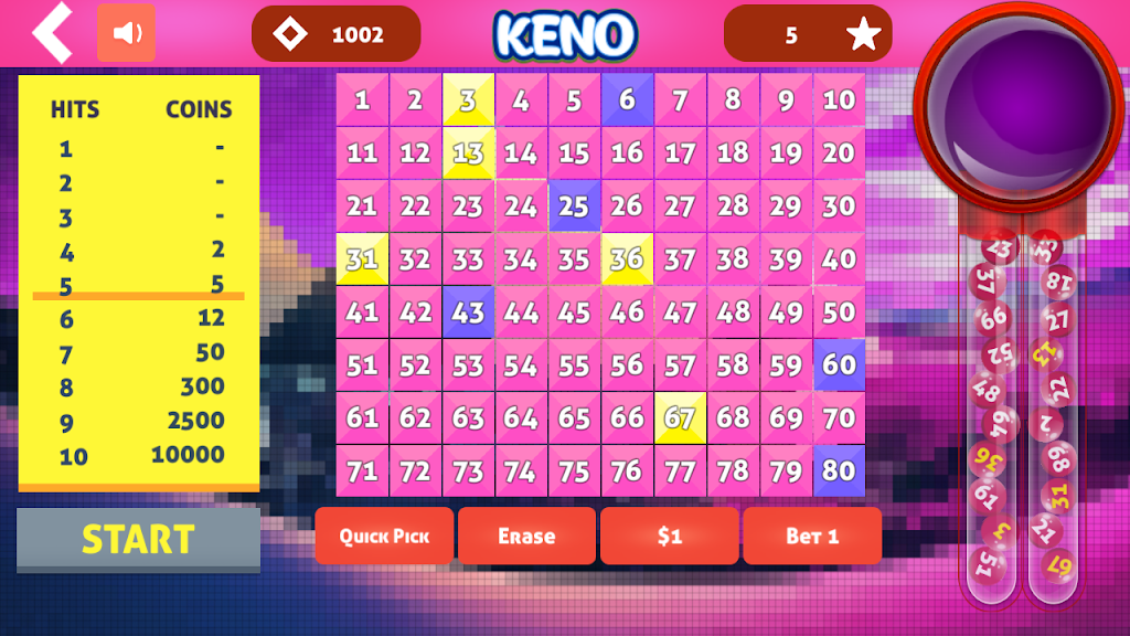 Keno Cleopatra स्क्रीनशॉट 0