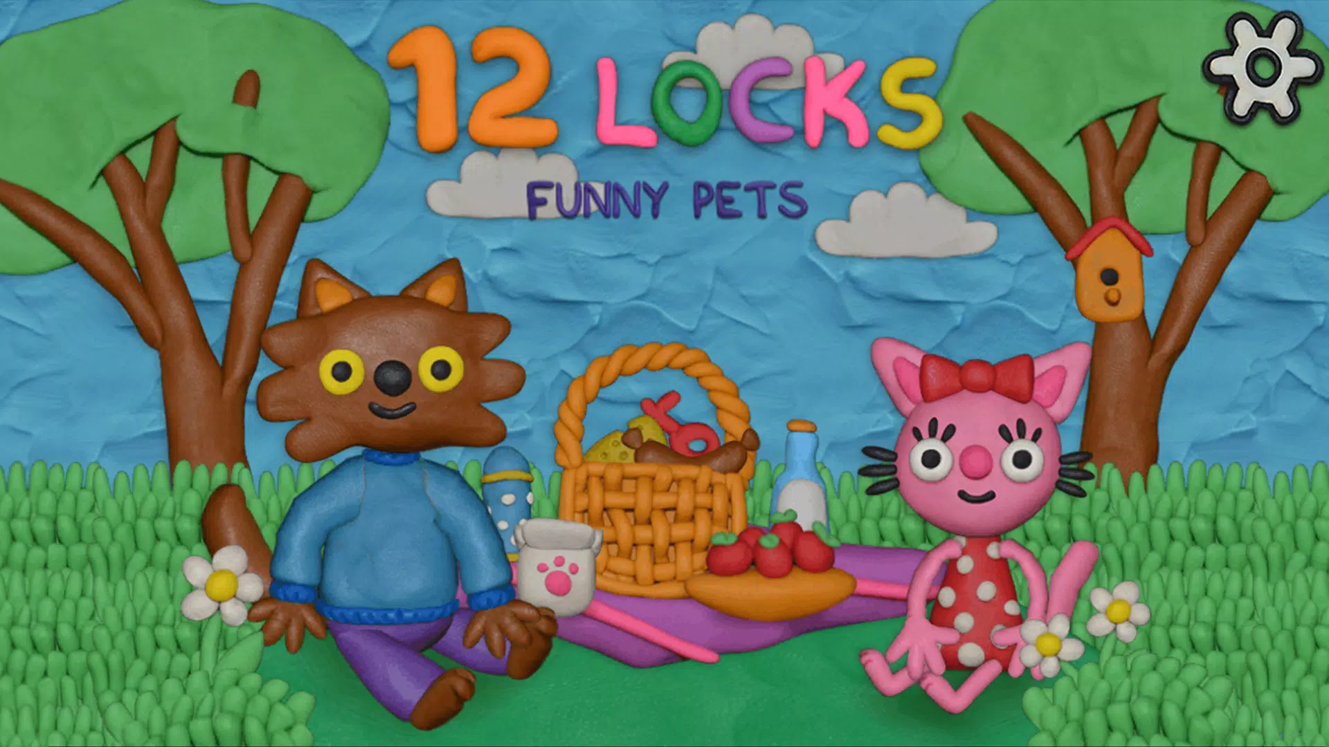 12 Locks Funny Pets Capture d'écran 0