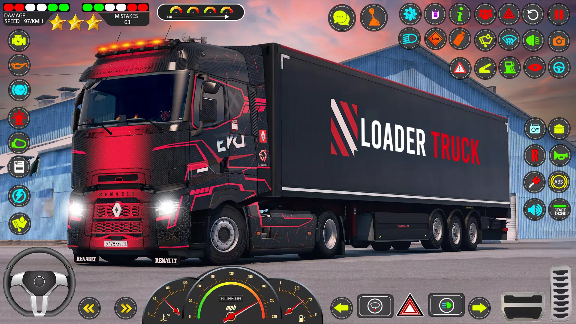 Euro Truck Games Sim 3d Tangkapan skrin 1