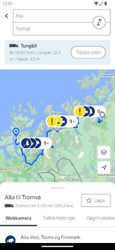 Vegvesen trafikk ภาพหน้าจอ 3
