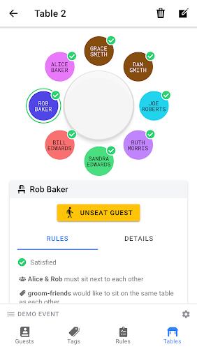 Schermata Table Tailor: Seating Planner 2