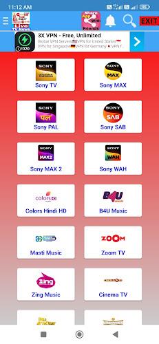 Live TV Bangla- All TV Channel Captura de pantalla 1