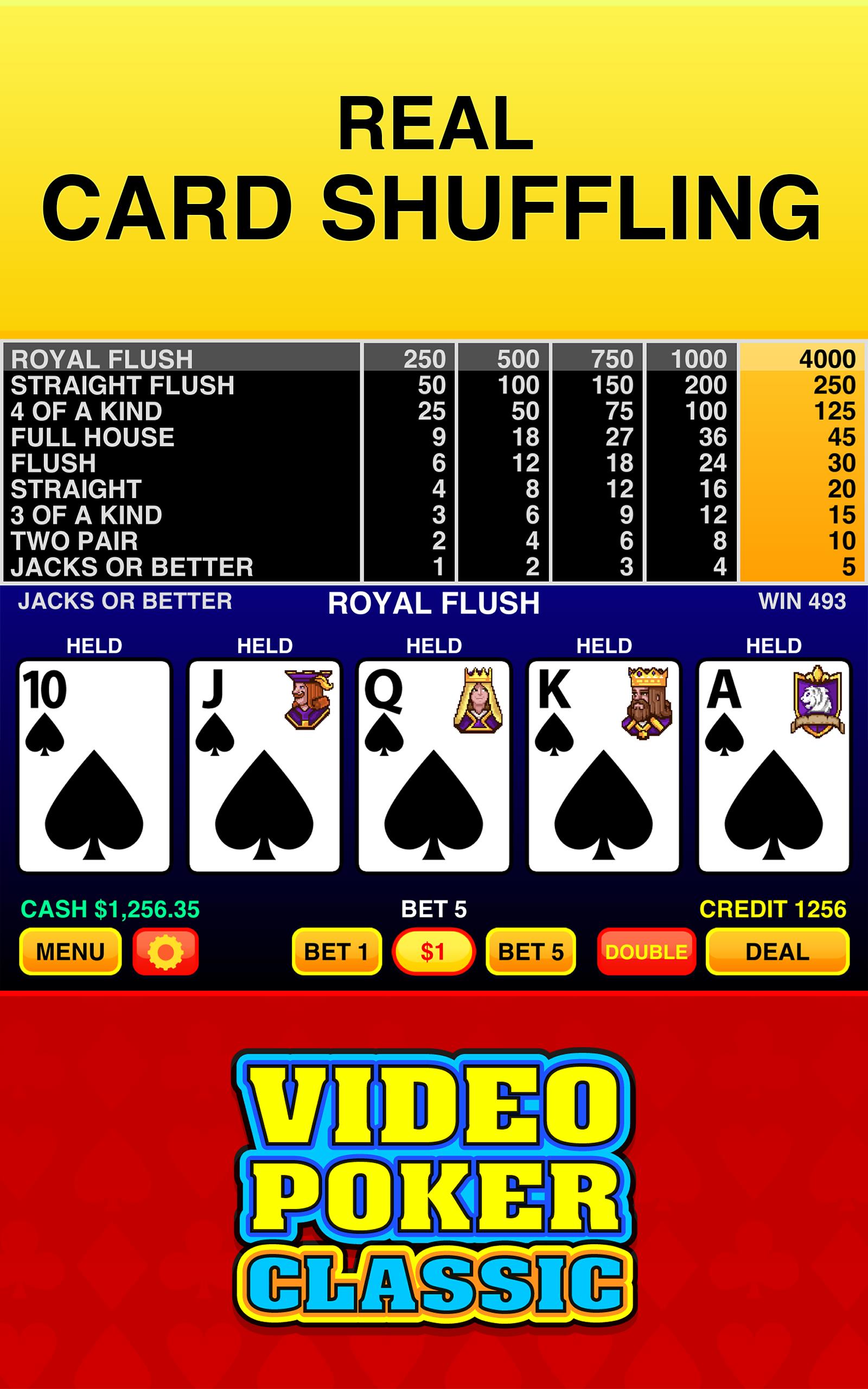 Video Poker Classic ® ဖန်သားပြင်ဓာတ်ပုံ 2